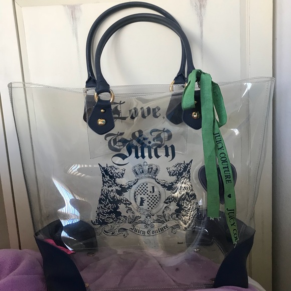 juicy couture clear bag